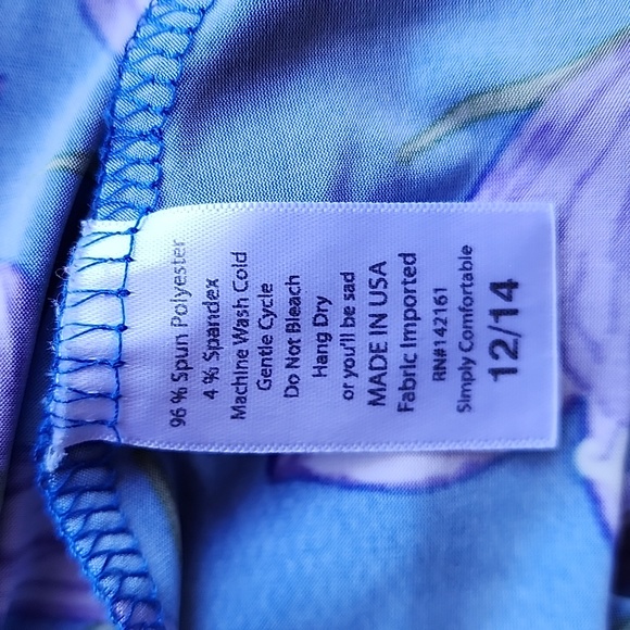 Lularoe x Disney Floral Dress sz 12/14 Girl's - Picture 5 of 5